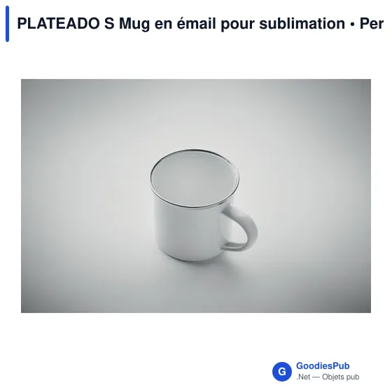 PLATEADO S Mug en émail sublimation 200ml - Image 5