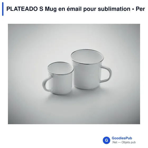 PLATEADO S Mug en émail sublimation 200ml - Image 7