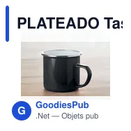 PLATEADO Tasse en métal émaillé - Miniature 2