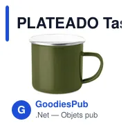 PLATEADO Tasse en métal émaillé - Miniature 8
