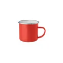 Variante rouge - PLATEADO Tasse en métal émaillé