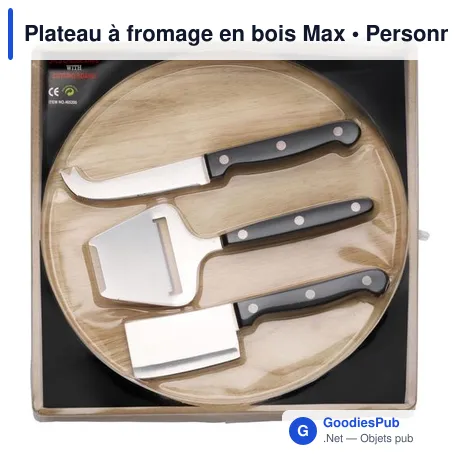 Plateau à fromage en bois Max