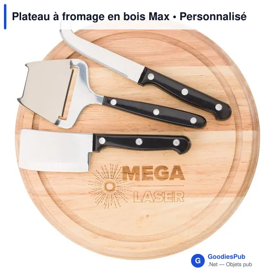 Plateau à fromage en bois Max - Image 2