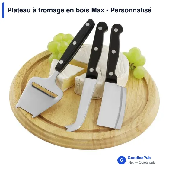 Plateau à fromage en bois Max - Image 3