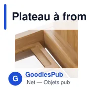Plateau à fromages personnalisable en bambou avec logo - Zea - Miniature 8