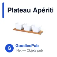 Plateau Apéritif Branduk personnalisable avec logo - Miniature 2