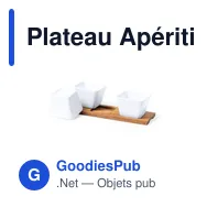 Plateau Apéritif Branduk personnalisable avec logo - Miniature 3