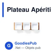 Plateau Apéritif Branduk personnalisable avec logo - Miniature 4