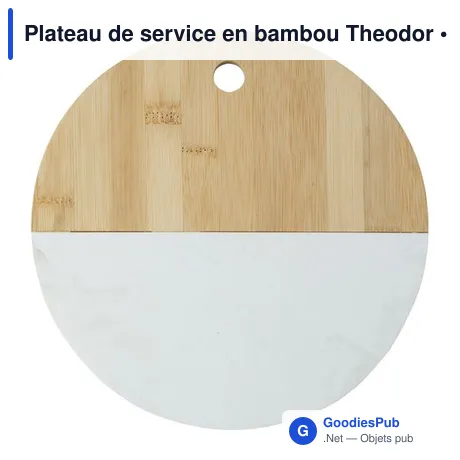 Plateau de service en bambou Theodor