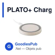 PLATO+ Chargeur en paille de blé/ABS - Miniature 1