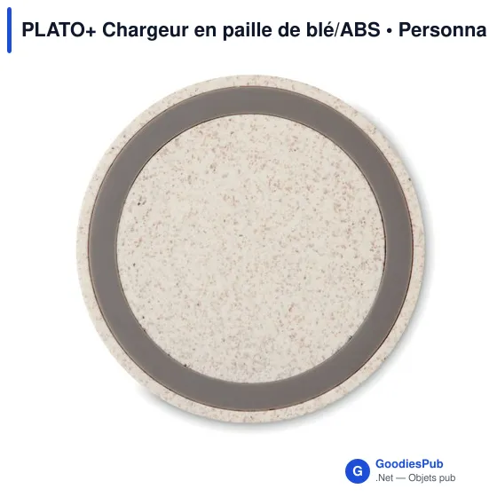 PLATO+ Chargeur en paille de blé/ABS - Image 2