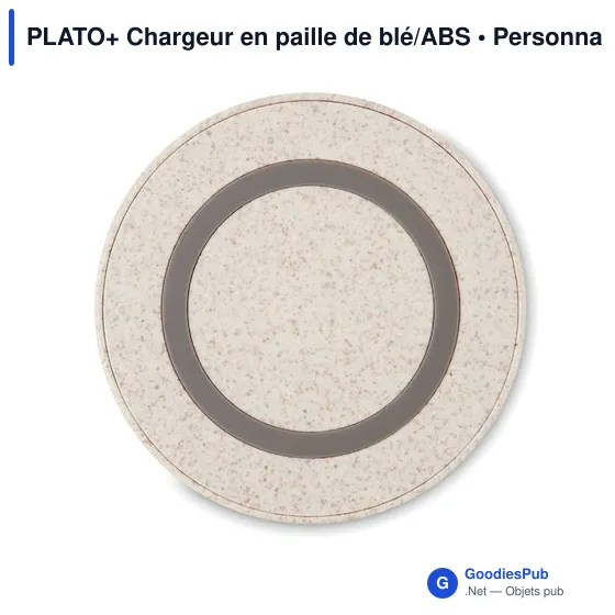 PLATO+ Chargeur en paille de blé/ABS - Image 4