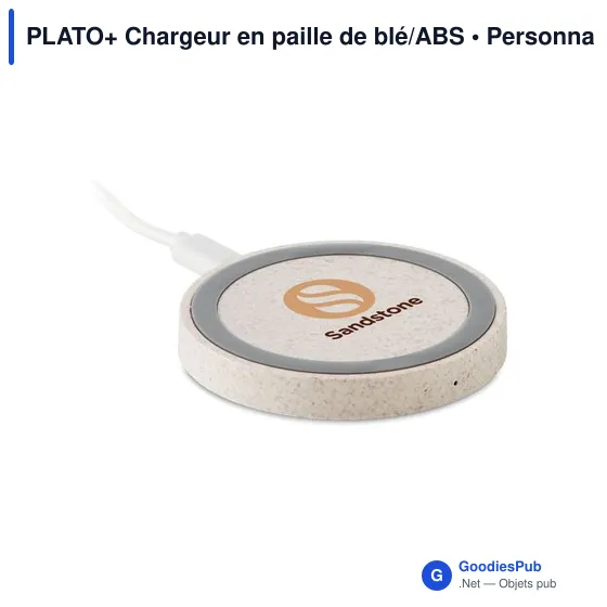 PLATO+ Chargeur en paille de blé/ABS - Image 5