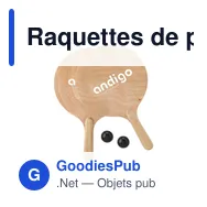 Raquettes de plage personnalisables Playa Wood BeachTennis avec logo - Miniature 4