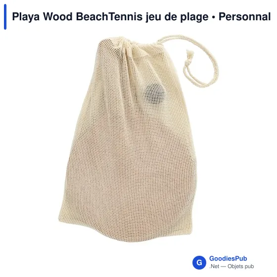 Raquettes de plage personnalisables Playa Wood BeachTennis avec logo - Image 5