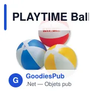 PLAYTIME Balle gonflable plage - Miniature 6
