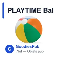 PLAYTIME Balle gonflable plage - Miniature 7