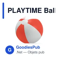PLAYTIME Balle gonflable plage - Miniature 10