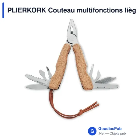 PLIERKORK Couteau multifonctions liège