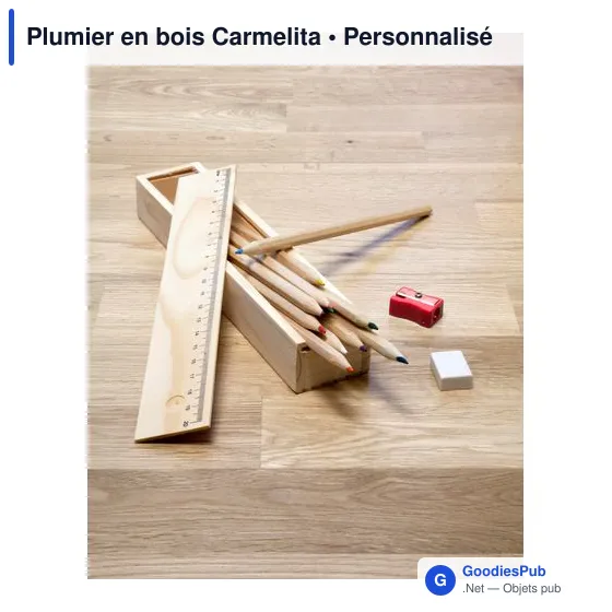 Plumier en bois Carmelita - Image 3