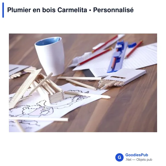 Plumier en bois Carmelita - Image 4