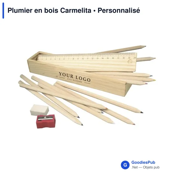 Plumier en bois Carmelita - Image 6