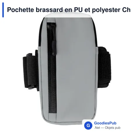 Pochette brassard en PU et polyester Christel
