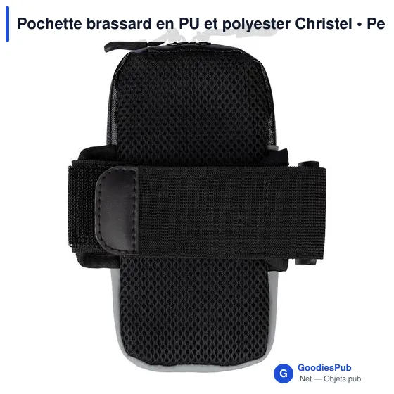 Pochette brassard en PU et polyester Christel - Image 3