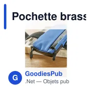 Pochette brassard en PU et polyester Christel - Miniature 9