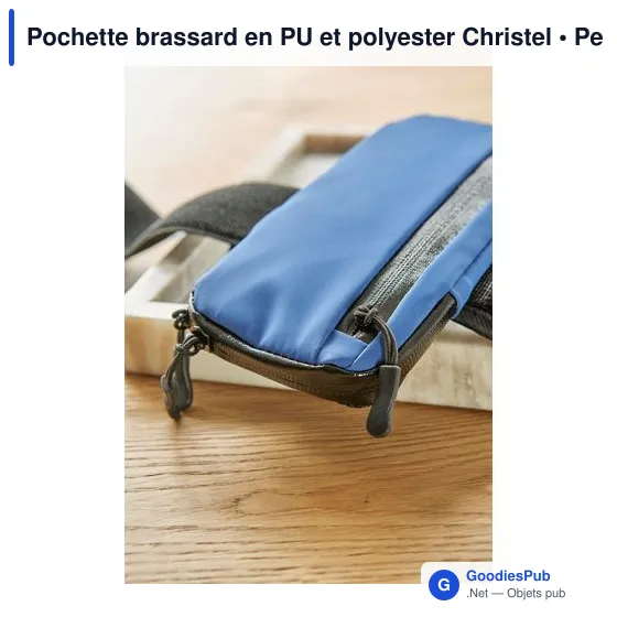 Pochette brassard en PU et polyester Christel - Image 9