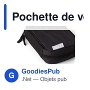 Pochette de voyage personnalisable en rPET 600D avec logo - Miniature 5