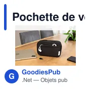 Pochette de voyage personnalisable en rPET 600D avec logo - Miniature 7