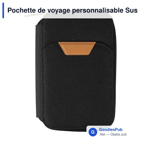 Pochette de voyage personnalisable Susanne avec logo