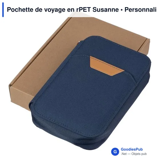 Pochette de voyage personnalisable Susanne avec logo - Image 7