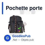 Pochette porte-bouteille personnalisable sangle paracorde avec logo - Hydrate - Miniature 1