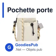 Pochette porte-bouteille personnalisable sangle paracorde avec logo - Hydrate - Miniature 2
