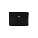Variante noir - Pochette ordinateur portable personnalisable en coton - modèle Dirkavec logo