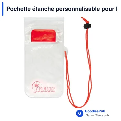 Pochette étanche personnalisable pour logo - Pamela