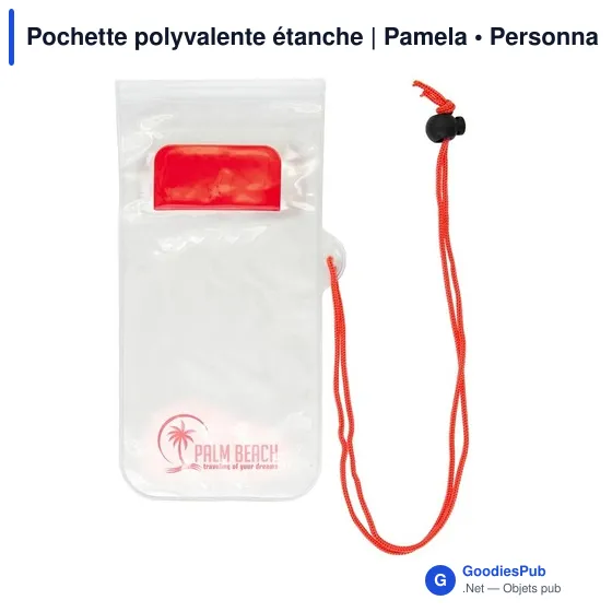Pochette étanche personnalisable pour logo - Pamela - Image 1