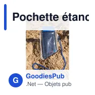 Pochette étanche personnalisable pour logo - Pamela - Miniature 11