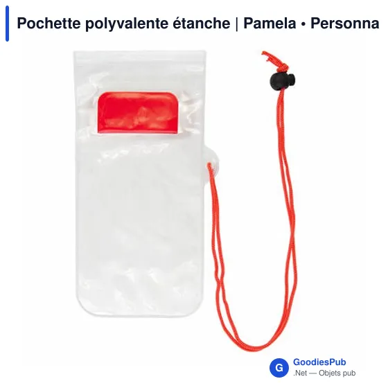 Pochette étanche personnalisable pour logo - Pamela - Image 3