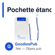Pochette étanche personnalisable pour logo - Pamela - Miniature 10