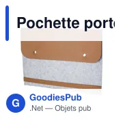 Pochette porte-ordinateur personnalisable avec logo - Jonathan - Miniature 2