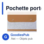 Pochette porte-ordinateur personnalisable avec logo - Jonathan - Miniature 6