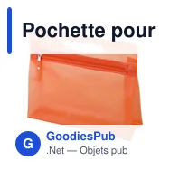Pochette pour cosmétique personnalisable en PVC - Logo possible - Miniature 9