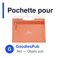 Pochette pour cosmétique personnalisable en PVC - Logo possible - Miniature 10