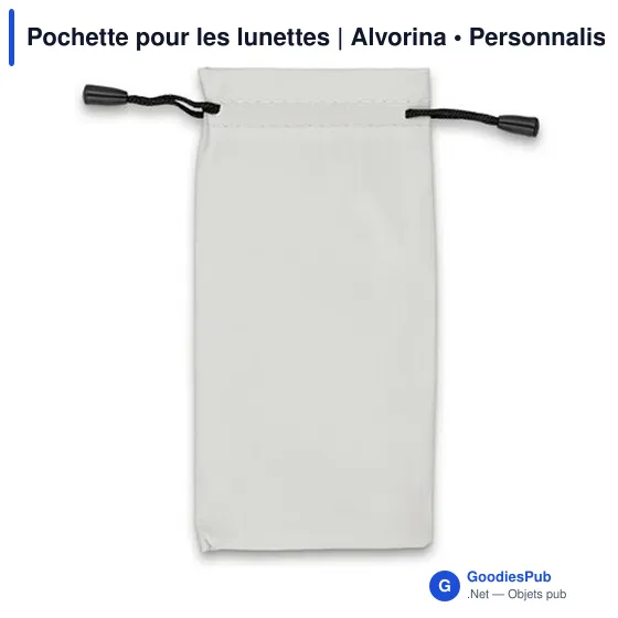 Pochette personnalisable pour lunettes avec logo | Alvorina - Image 6