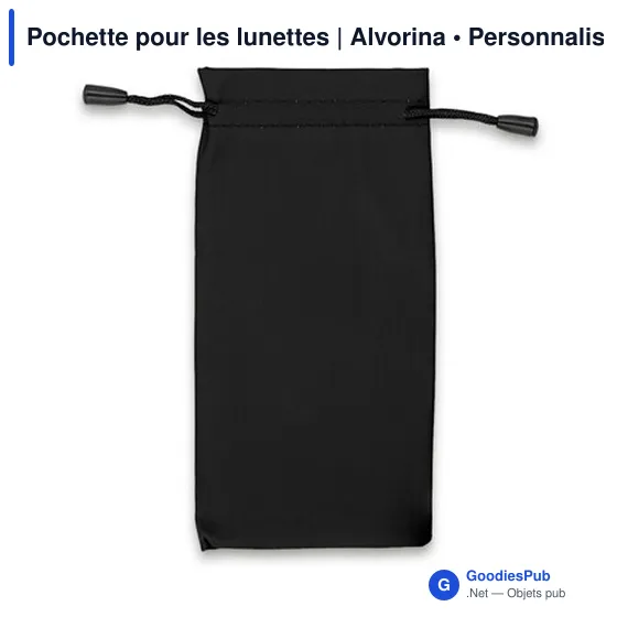 Pochette personnalisable pour lunettes avec logo | Alvorina - Image 9