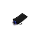 Variante noir - Pochette personnalisable pour lunettes avec logo | Alvorina