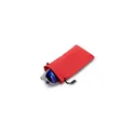 Variante rouge - Pochette personnalisable pour lunettes avec logo | Alvorina